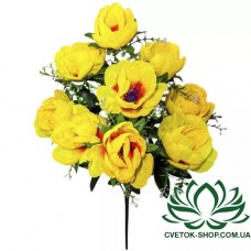 Пионы 9 голов, 56см