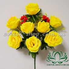 Роза с калиной, 57см