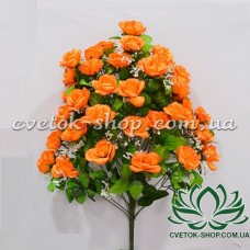 Роза с гипсофилой, 67см