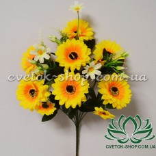 Подсолнух с колосками, 47см